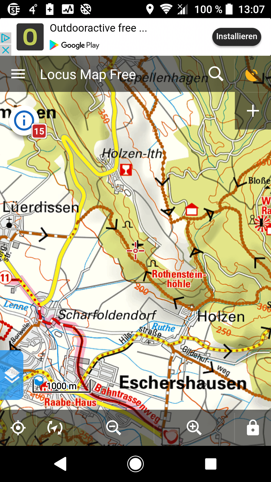 ADFC und Merkartor Karten auf dem Handy - Motorradreisefuehrer.de